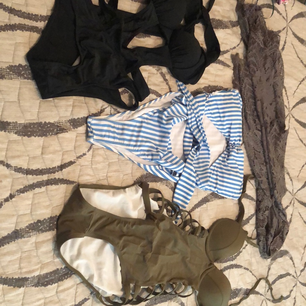 Bathing suit bundle ,plus cover up